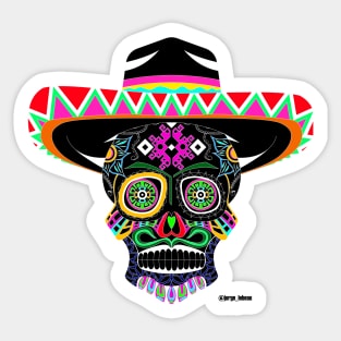 mariachi loco ecopop Sticker